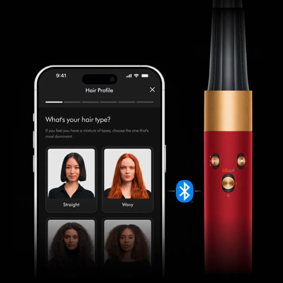 Airwrap i.d.™ Multi-Haarstyler und -trockner Samtrot und Gold