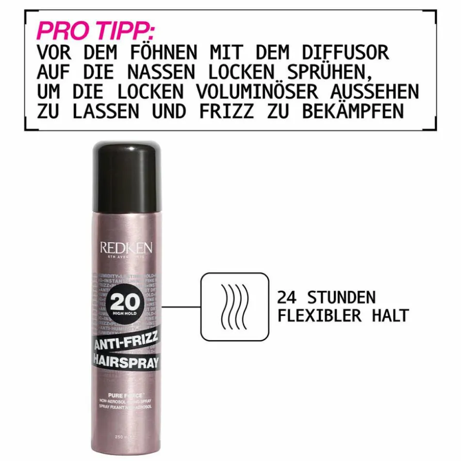 Anti-Frizz Haarspray mittlerer Halt 250 ml
