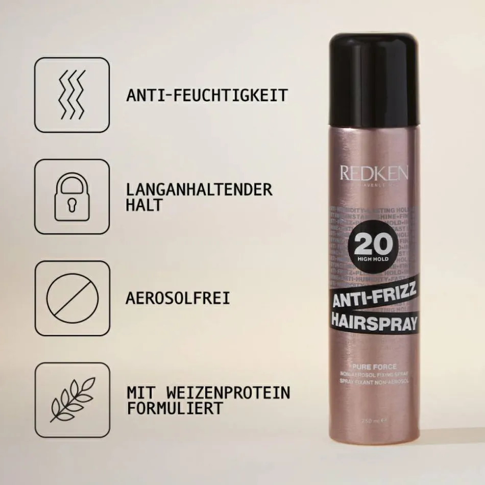 Anti-Frizz Haarspray mittlerer Halt 250 ml