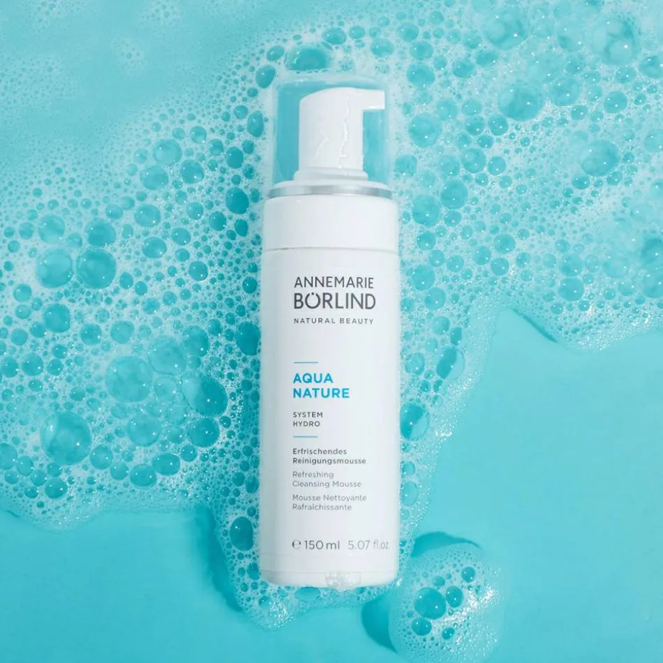 AQUANATURE SYSTEM HYDRO Erfrischendes Reinigungsmousse 150 ml