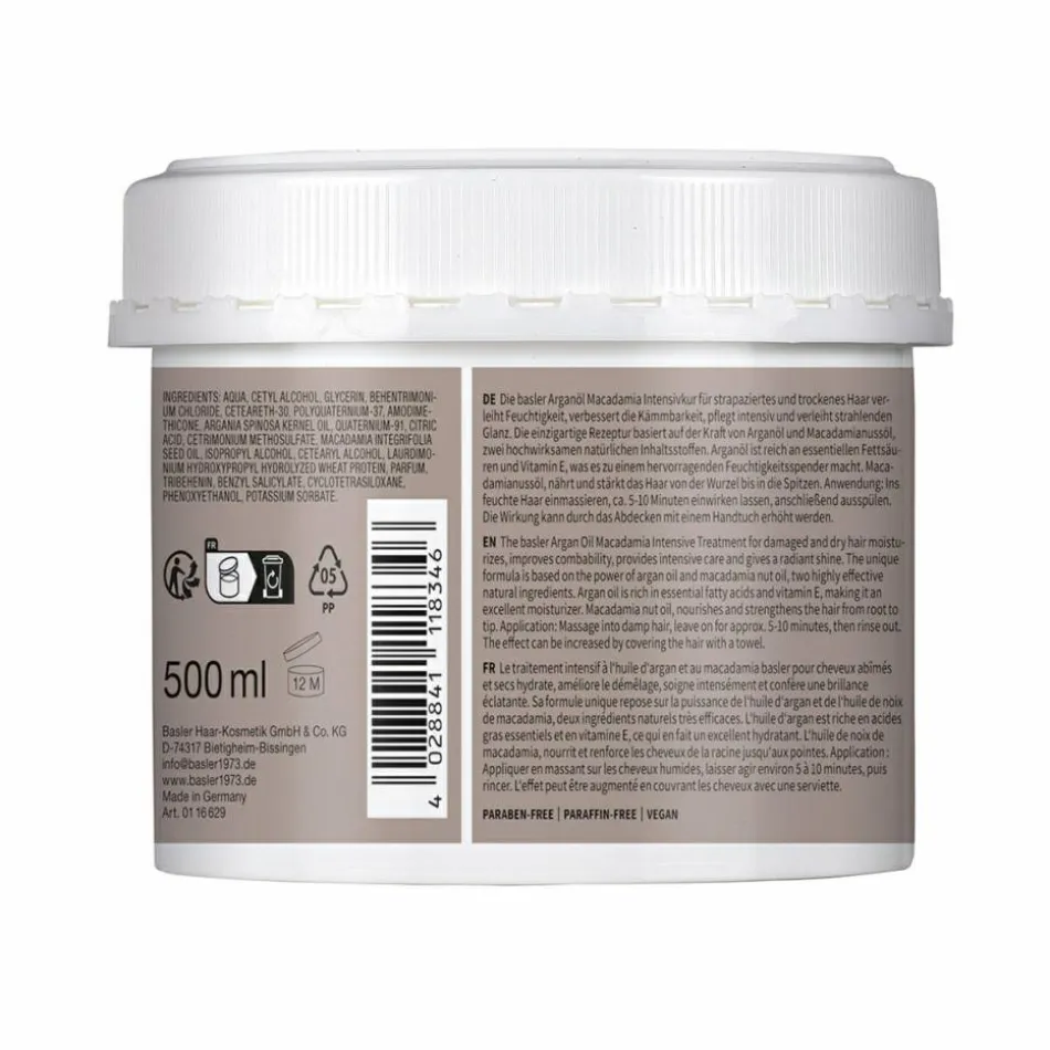 Arganöl Macadamia Maske 500 ml