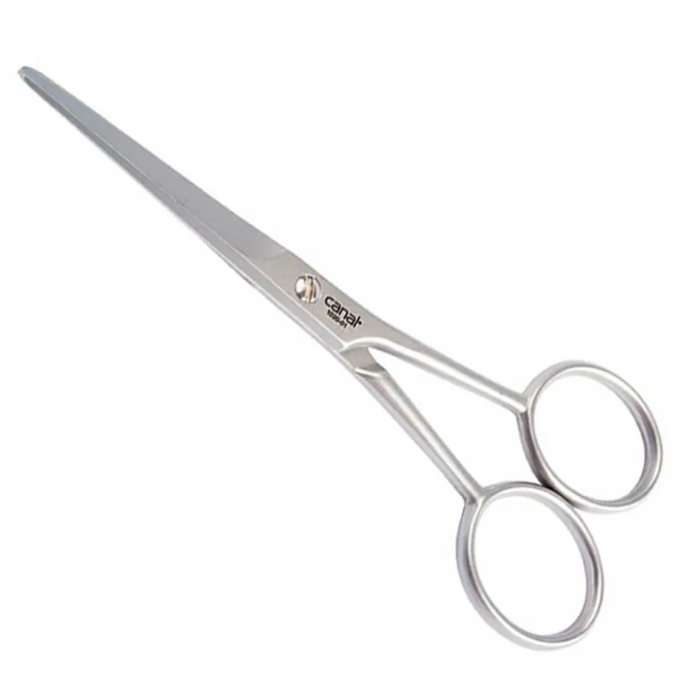 Bart- und Haarschere mit Mikroverzahnung rostfrei, 12 cm