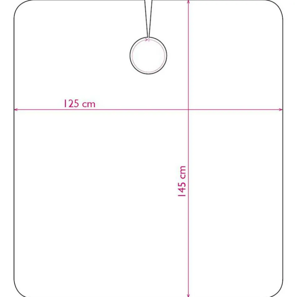 BasicCut Haarschneideumhang Schwarz