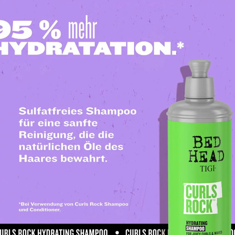 BED HEAD Curls Rock Hydrating Shampoo 400 ml
