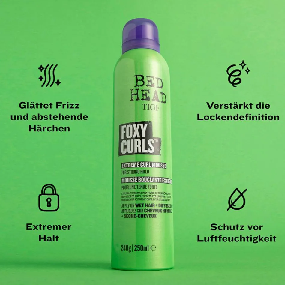 BED HEAD Foxy Curls Mousse starker Halt 250 ml