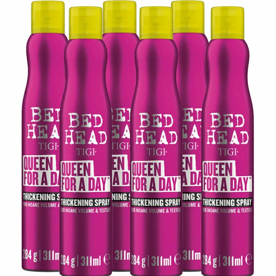 BED HEAD Queen For A Day Thickening Spray 6 er Set 6 x 311 ml