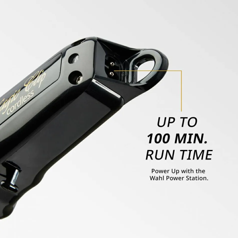 Black Cordless Magic Clip Haarschneidemaschine