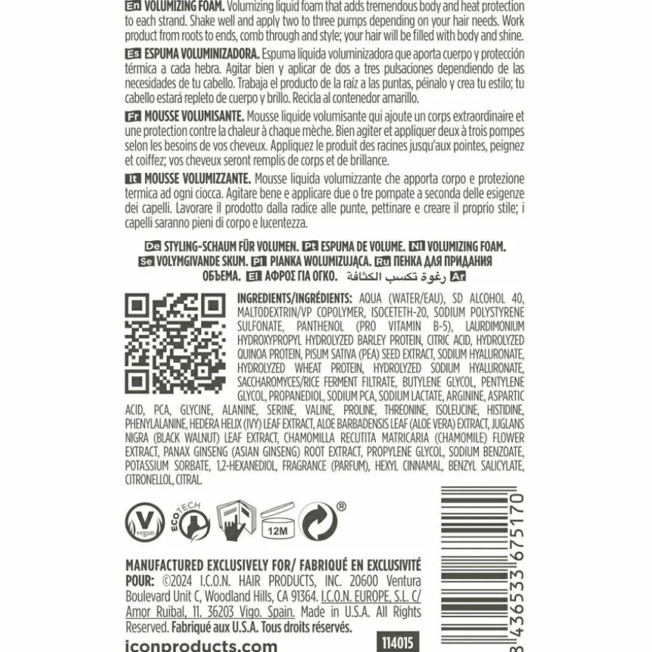 BODY Volumizing Foam 177 ml