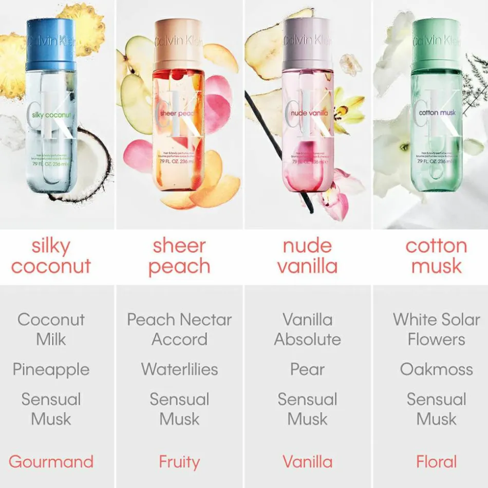 ck Sheer Peach Body Mist 236 ml