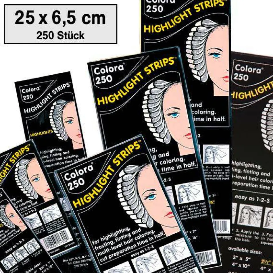 Colora Highlight Strips-Strähnenpapier