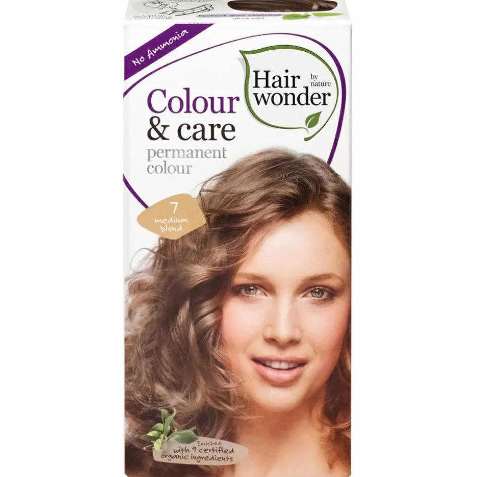 Colour & Care permanent colour 7 medium blond 100 ml