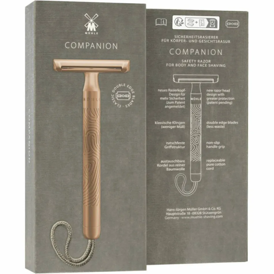 COMPANION Rasierhobel roségold matt