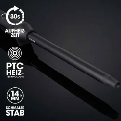 curve thin wand Lockenstab