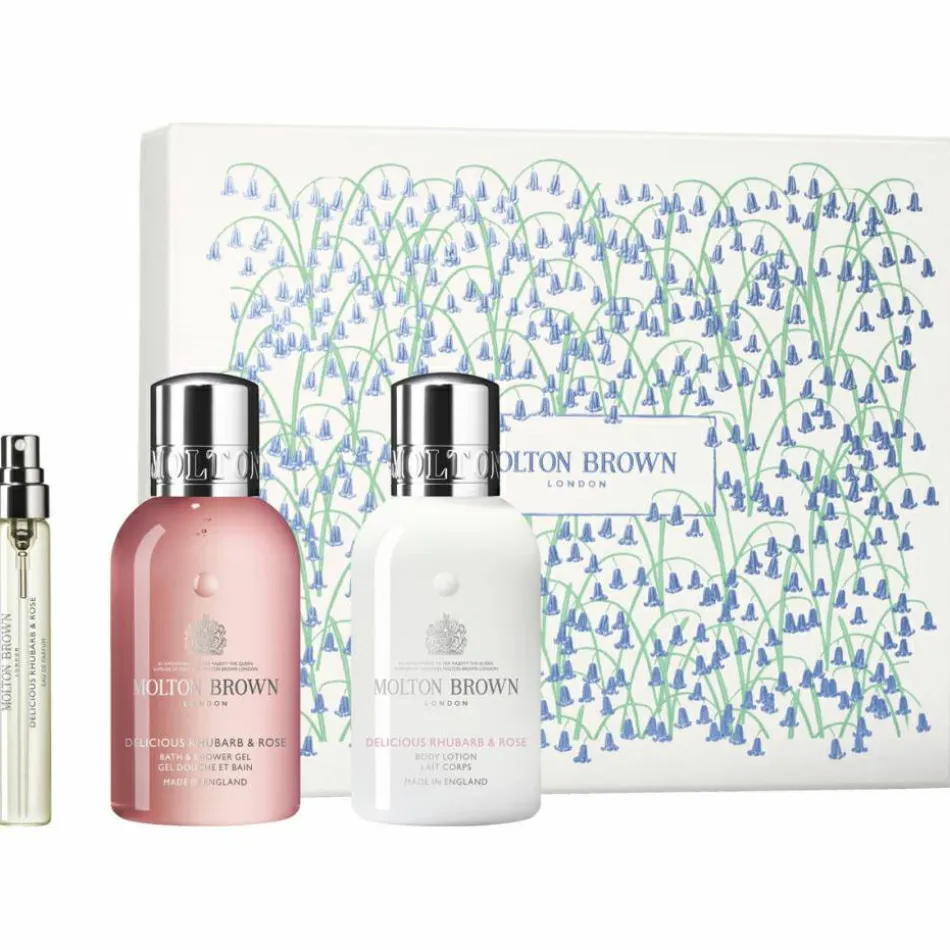 Delicious Rhubarb & Rose Travel Gift Set