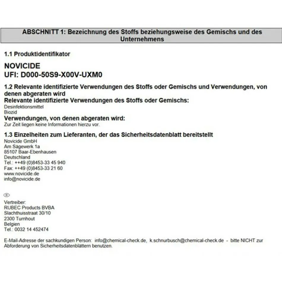 Desinfektionsmittel-Konzentrat