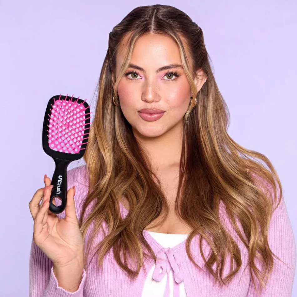 Detangling Hair Brush Blossom Pink