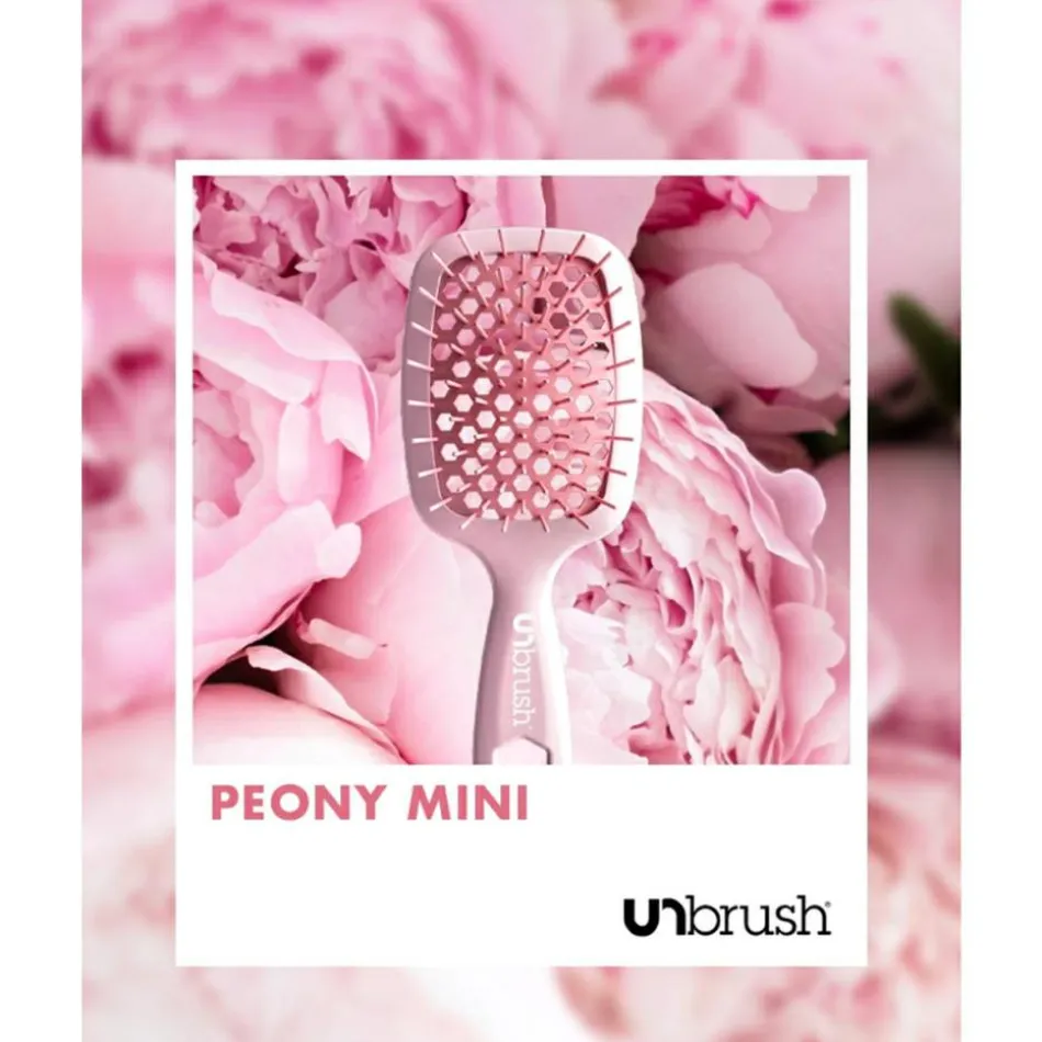 Detangling Hair Brush Mini Peony