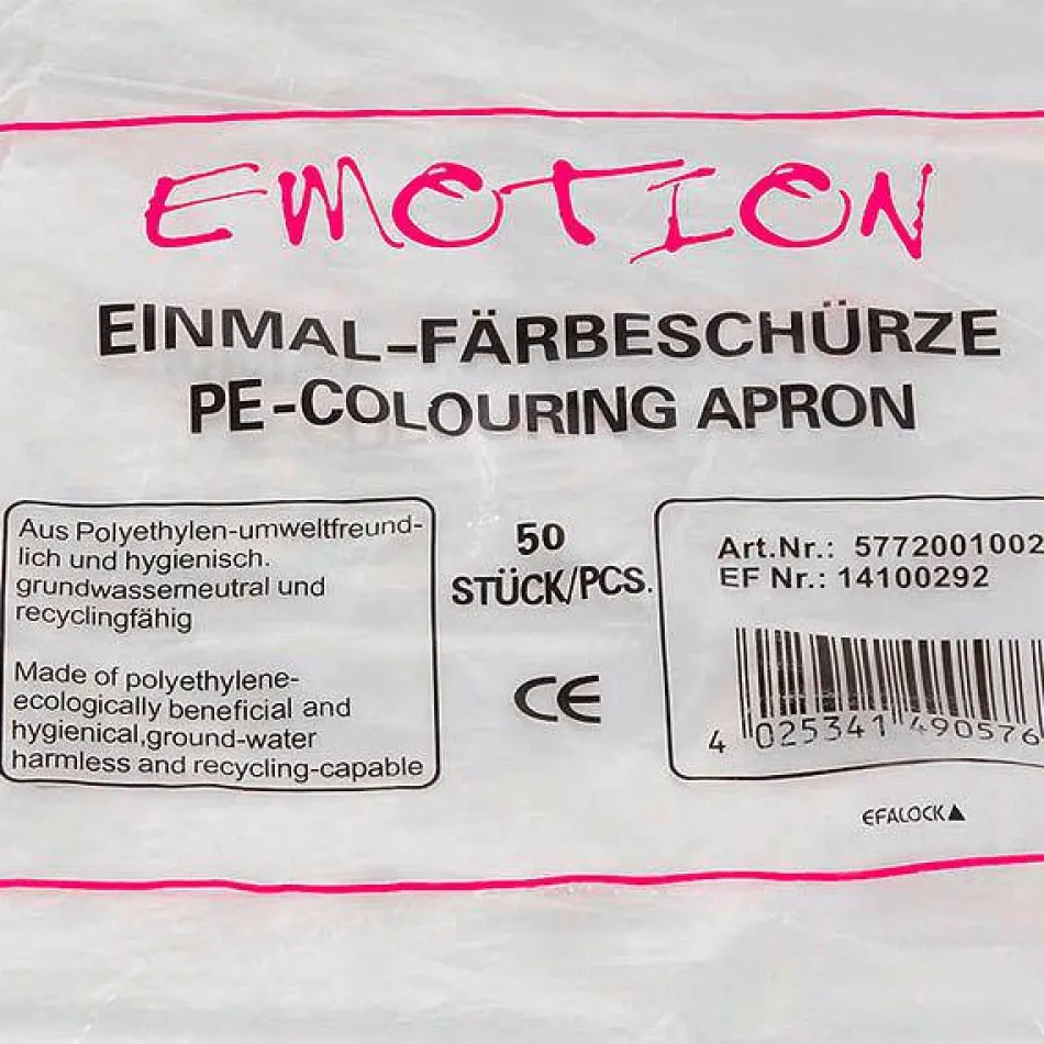 Einmal-Färbeschürze glatt