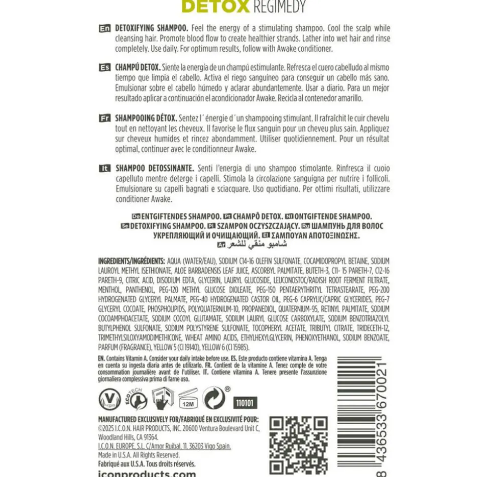 Energy Detoxifying Shampoo 250 ml