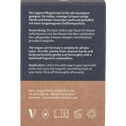 ESSENTIALS Feste Körperseife Schwarze Johannisbeere & Zeder 100 g