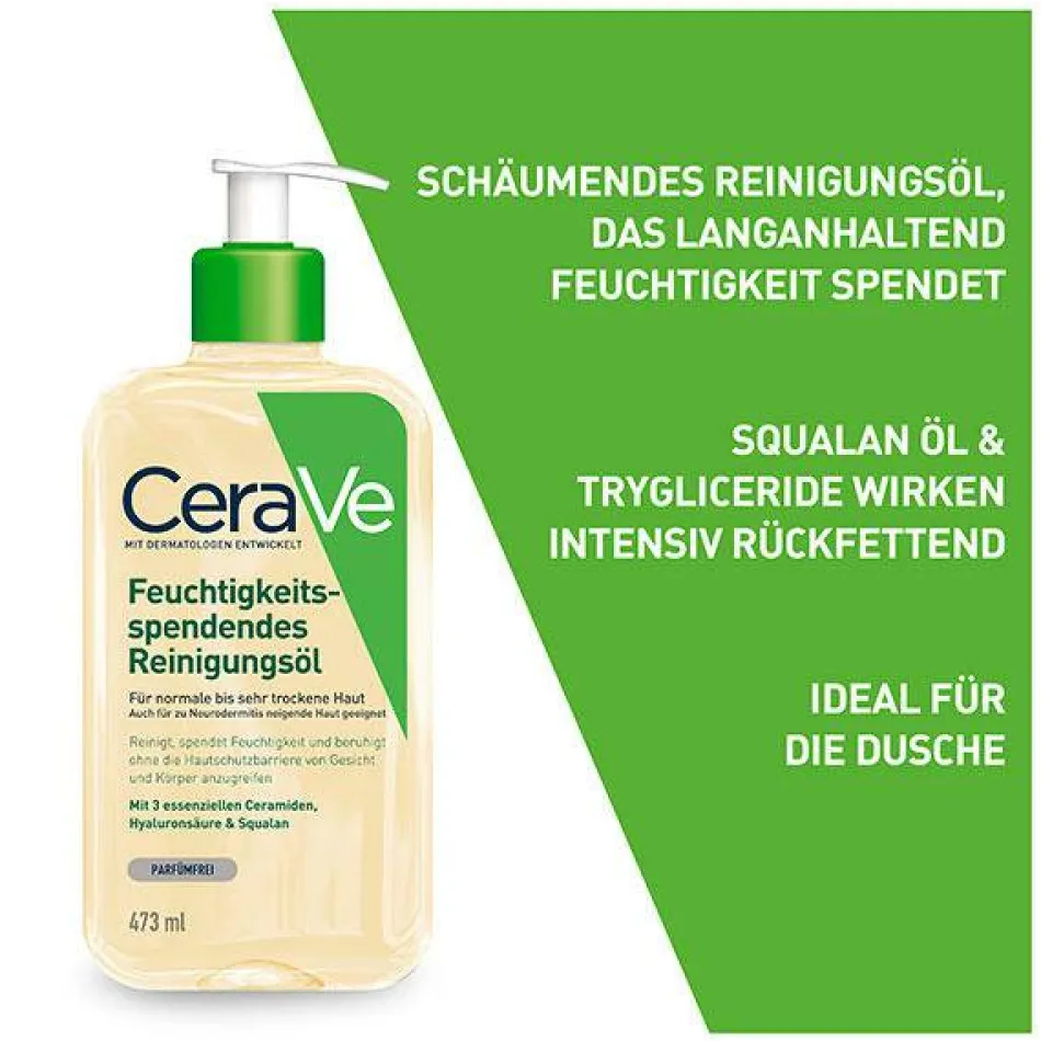 Feuchtigkeitsspendendes Reinigungsöl