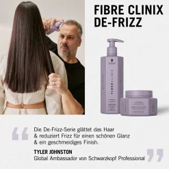 FIBRE CLINIX De-Frizz Shampoo 300 ml
