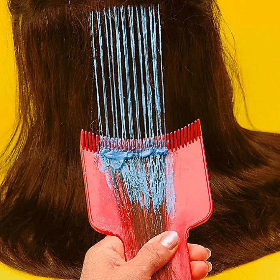 Färbekelle für Haarsträhnen