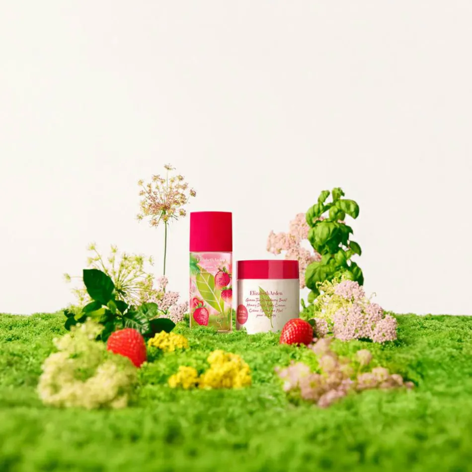 GREEN TEA Strawberry Basil Honey Drops Body Cream 500 ml