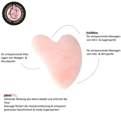 Gua Sha aus Rosenquarz