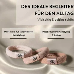 Haargummi Nude 3 Stück