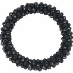 Haargummi schwarz mit Strass