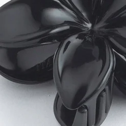 Haarklammer Blüte klein Schwarz