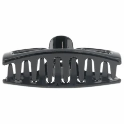 Haarklammer 9,5 cm schwarz shiny
