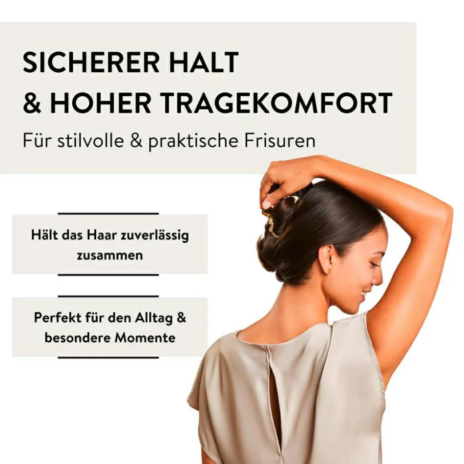 Haarklammer Goldfarben