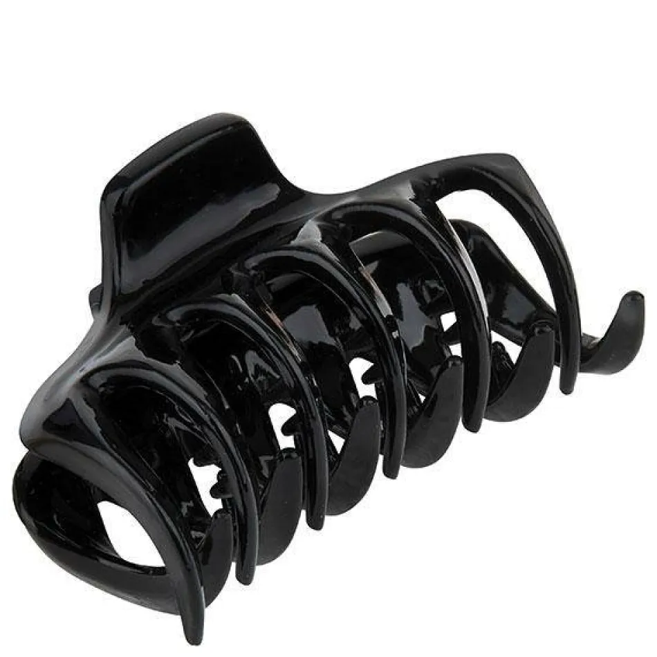 Haarklammer Pinza Little Shark Schwarz