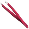 Haarpinzette, gerade, fuchsia, rostfrei, 9 cm fuxia