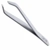 Haarpinzette Spitze in Klauenform, satin, rostfrei, 9 cm