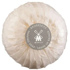 Holzschale mit Rasierseife Grapefruit & Minze 65 g
