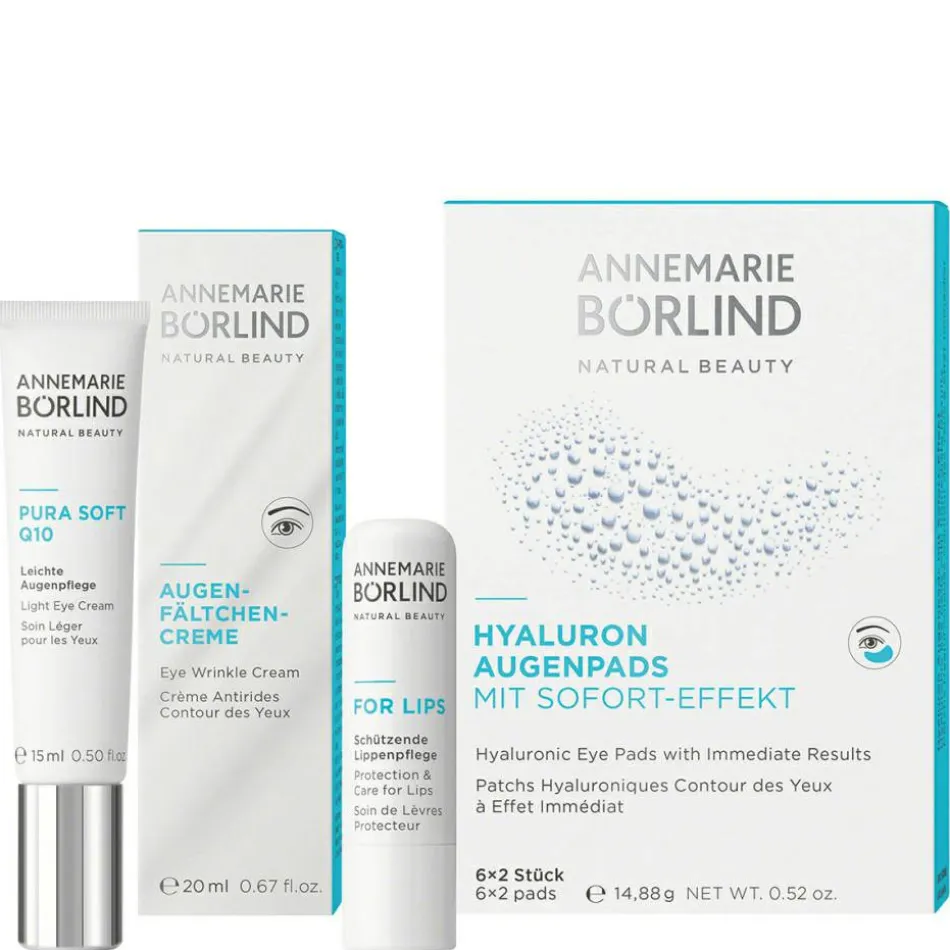 HYALURON AUGENPADS MIT SOFORT-EFFEKT Packung mit 6 x 2 Stück