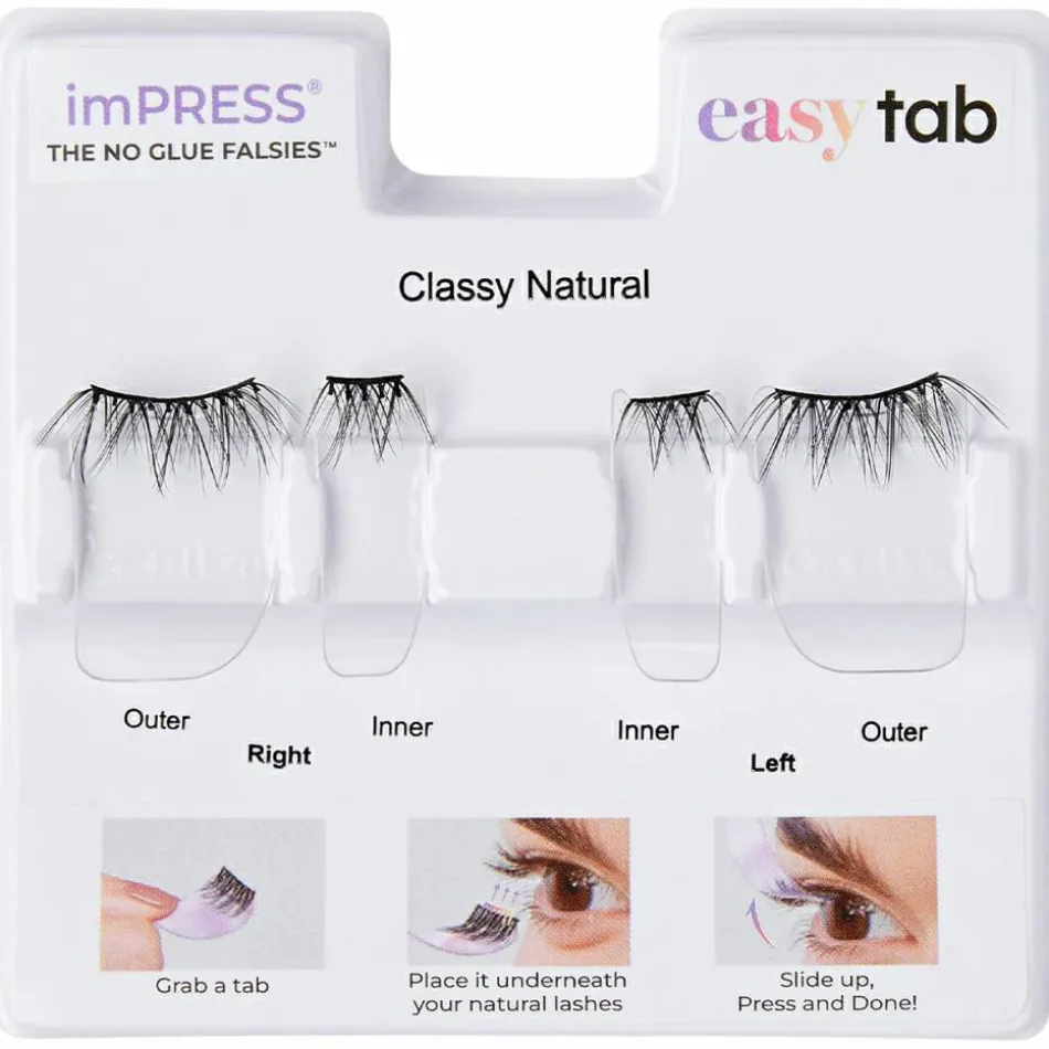imPRESS Press on Falsies Easy Tab 01 - Classy Natural