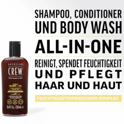 3In1 Ginger & Tea Shampoo, Conditioner & Body Wash