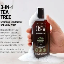 3In1 Tea Tree Shampoo, Conditioner & Body Wash 450 ml