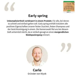 3 in 1 feste Dusche - Early spring 80 g