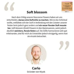 2 in 1 festes Shampoo + Conditioner - Soft blossom 80 g