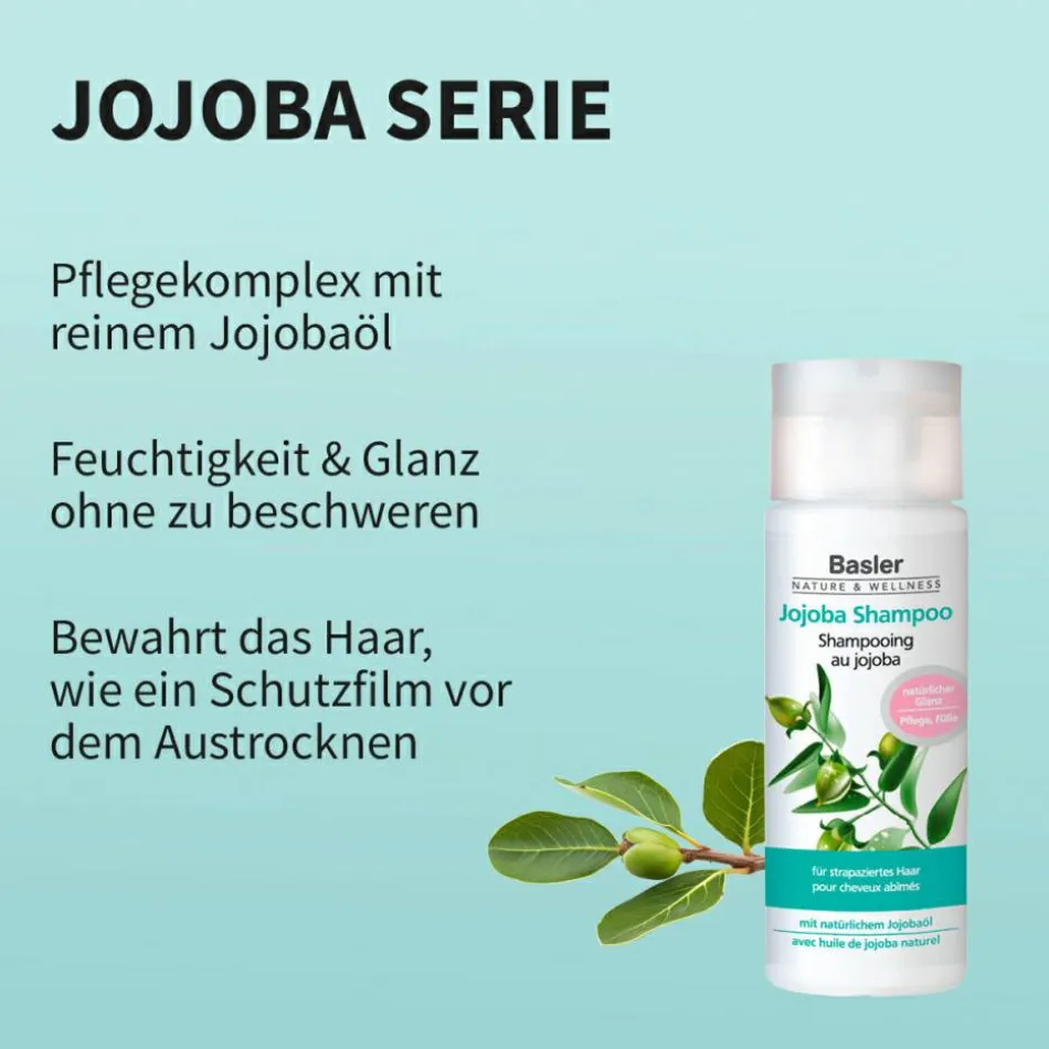 Jojoba Haaröl Glasflasche mit Spender 50 ml