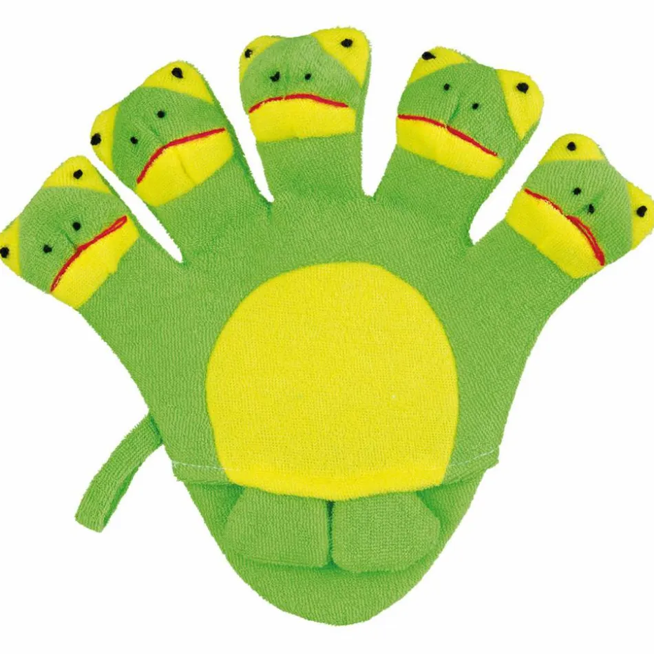 Kinderwaschhandschuh Frosch