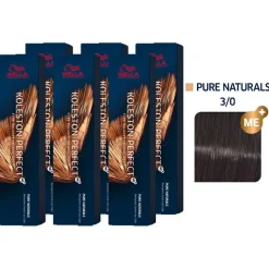 Koleston Perfect ME+ Pure Naturals 6er Set 3/0 Dunkelbraun 6 x 60 ml
