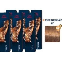 Koleston Perfect ME+ Pure Naturals 6er Set 8/0 Hellblond 6 x 60 ml