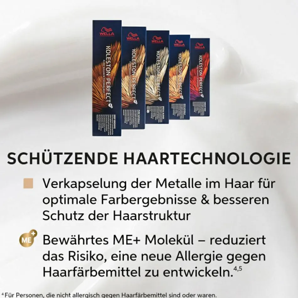 Koleston Perfect ME+ Pure Naturals 6er Set 5/0 Hellbraun 6 x 60 ml