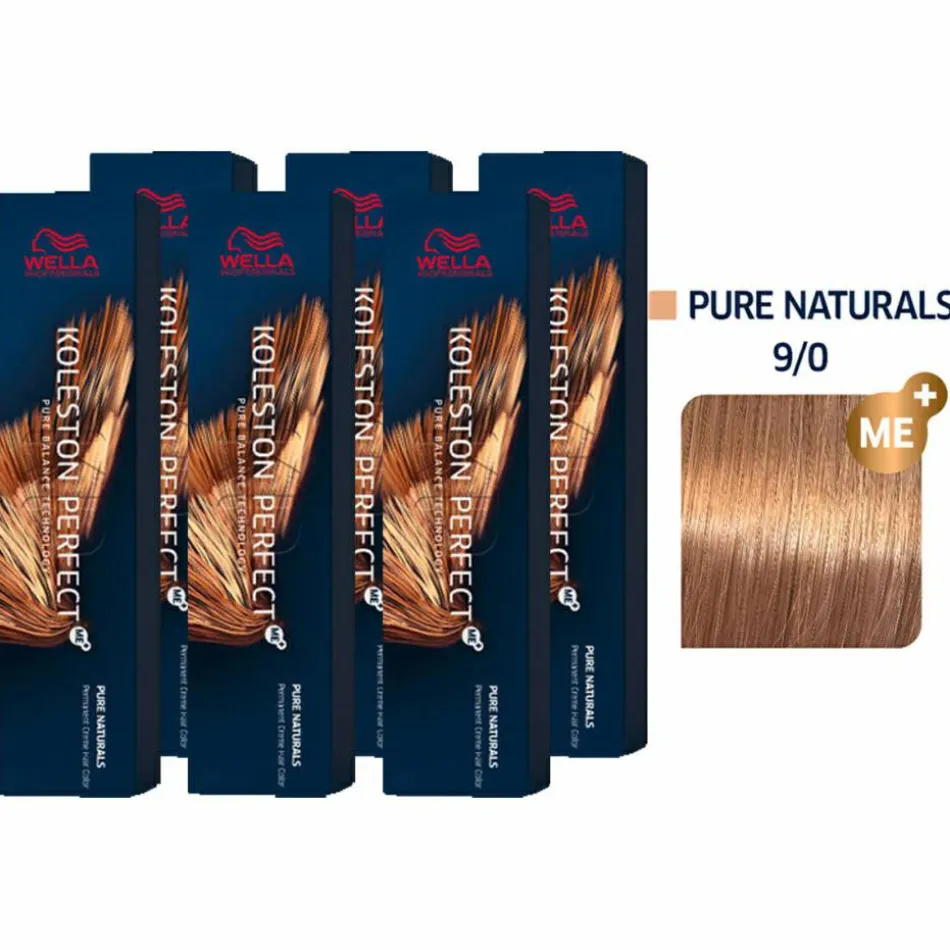 Koleston Perfect ME+ Pure Naturals 6er Set 9/0 Lichtblond 6 x 60 ml